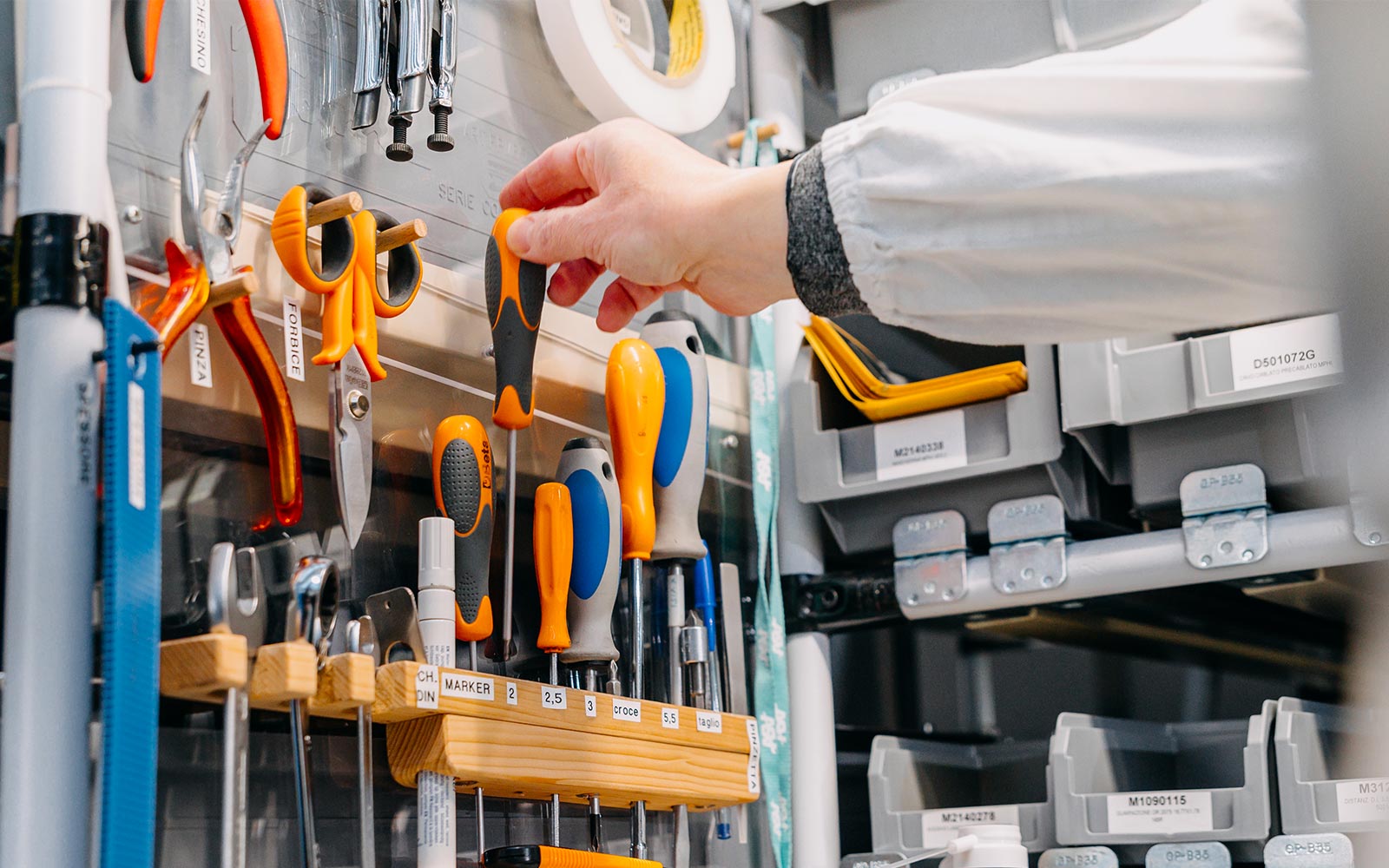 Formaizone lean - le 5S - ordine e organizzazione degli strumenti di lavoro